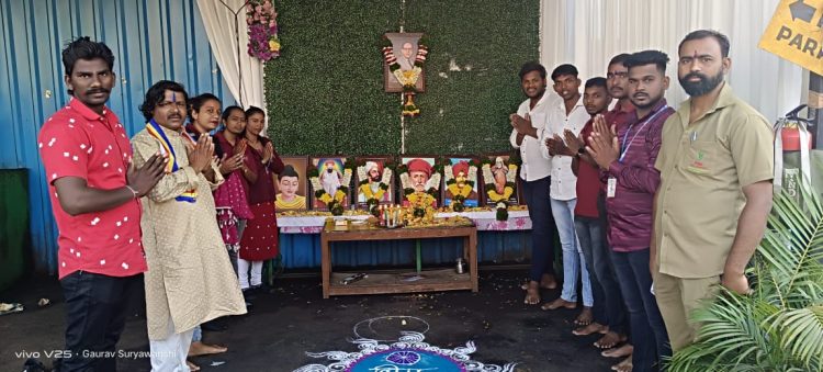 ए जी ग्रुप पिंपरी चिंचवड महानगरपालिका आरोग्य विभाग थेरगाव येथे विश्वरत्न बाबासाहेब आंबेडकर यांची 132 वी जयंती उत्साहात साजरी करण्यात आली