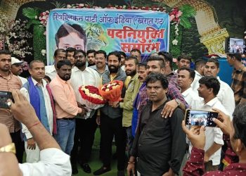 ठाणे प्रतीनिंधि :  ठाणे येथे रिपब्लिकन पार्टी ऑफ इंडिया सचिन खरात गटाची कार्यकारणी जाहीर