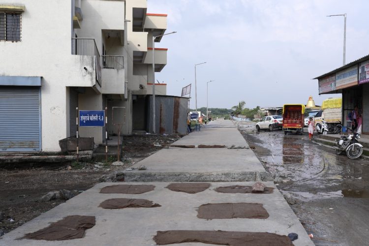 चक्रपाणी वसाहतीतील रस्त्याला अखेर ‘गती’- ३० वर्षे प्रलंबित रस्त्याचे काम पूर्ण- आमदार महेश लांडगे यांचा पुढाकार