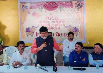 नाट्य संमेलन ही सांस्कृतिक चळवळ – उदय सामंत        भोईर नगर कामगार कल्याण मैदानावर नाट्य संमेलनाच्या मंडपाचे पूजन