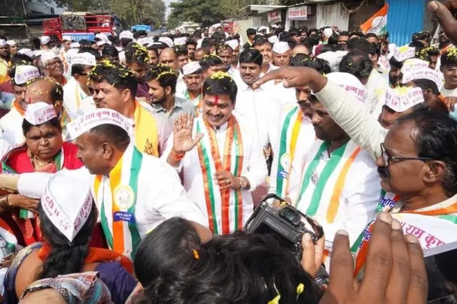 बालाजीनगचा विकास हा अजित गव्हाणे निवडून येण्यानेच होवू शकतो-शंकरशेठ कुर्हाडे