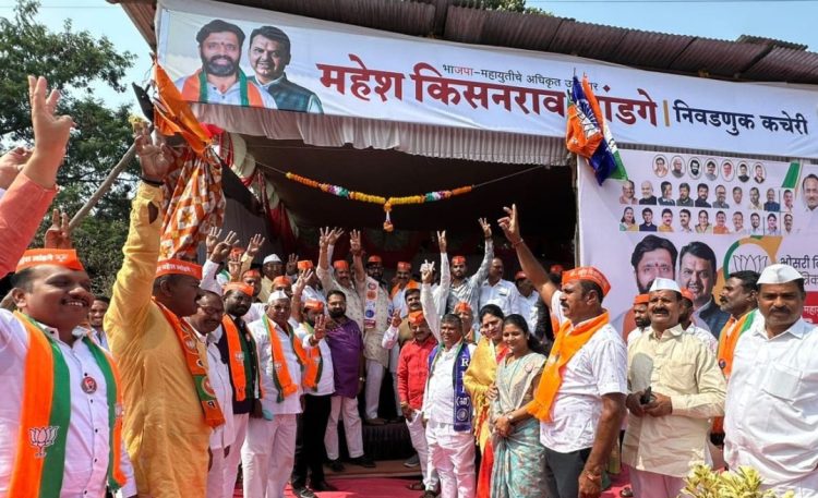 आमदार महेश लांडगेंच्या विजयासाठी महायुतीची ‘‘वज्रमूठ’’