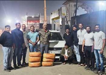 अंमली पदार्थ विरोधी पथक, गुन्हे शाखेची धडक कारवाई“धुळे येथील शिरपुर येथुन गांजा तस्करी करुन पुणे शहरामध्ये विक्री करीता घेवुन जाणारा इसम ५५ किलो गांजासह ताब्यात, ३२ लाखाचा मुद्देमला जप्त ”
