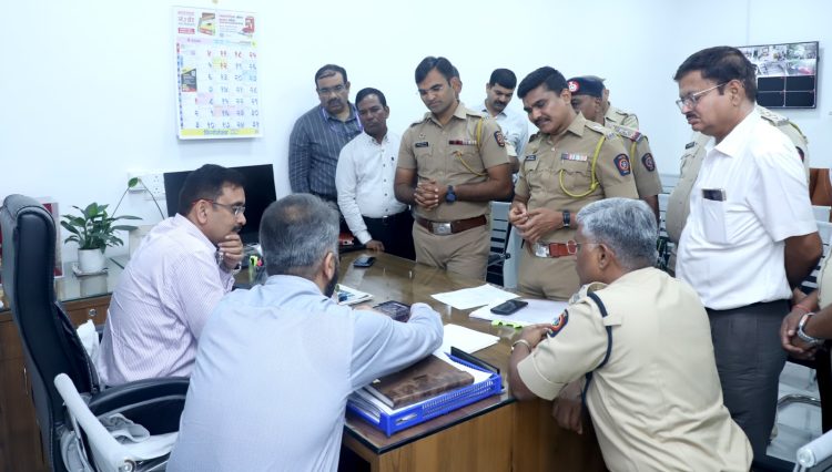 आषाढी वारी पालखी सोहळा मार्गाची पोलीस व महापालिका प्रशासनाकडून पाहणी