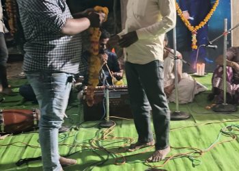 ब्रह्मगाव ता गेवराई येथे डॉ बाबासाहेब आंबेडकर यांच्या 135 वी  जयंती उत्साहात साजरी करुण्यात आली