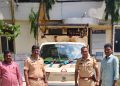 गेवराई पोलिसांची कारवाई : अवैध वाळू वाहतूक करणारा ‘अशोक लेलँड बडा दोस्त’ पिकअप जप्त